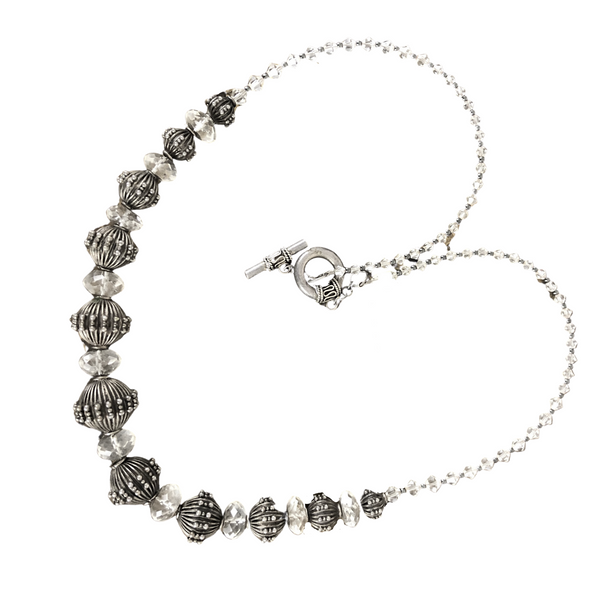 Silver & Crystal Necklace