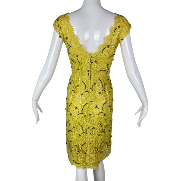 60's Victoria Royal LTD. Neiman Marcus Lace Sequin Dress