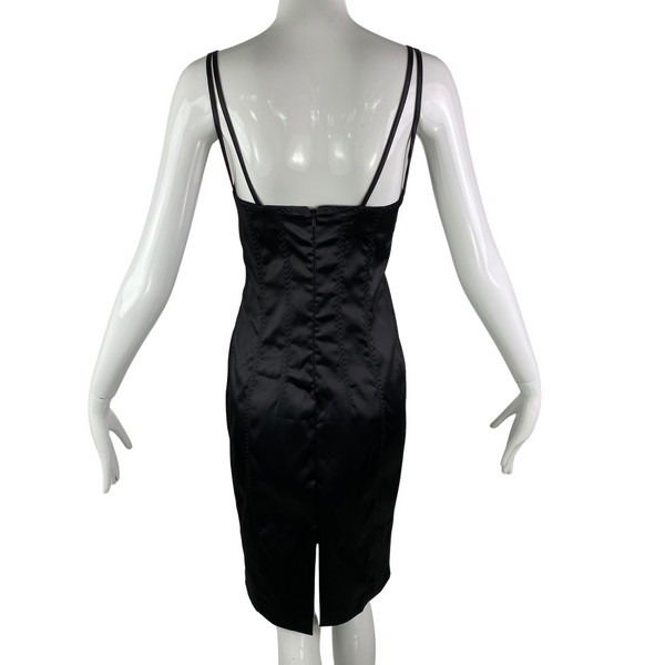 D&G Dolce & Gabbana Black Corset Dress