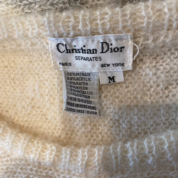 Christian Dior White Sweater