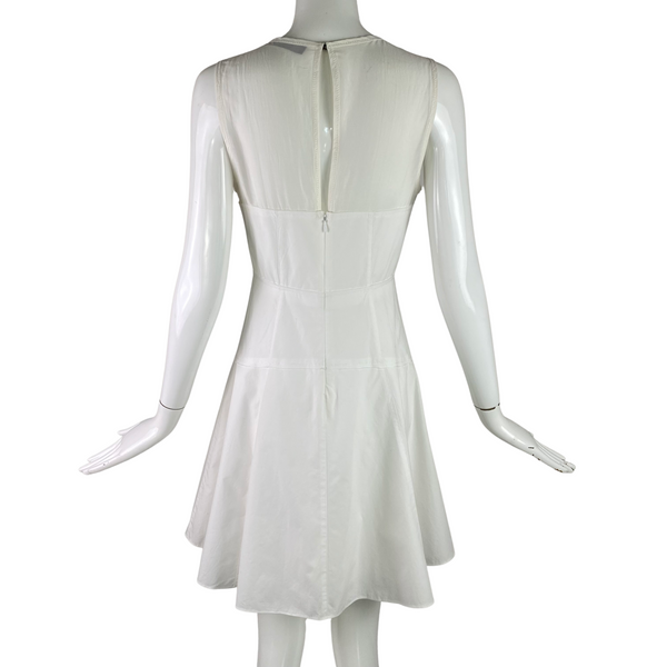 Proenza Schouler White Cotton Silk Dress