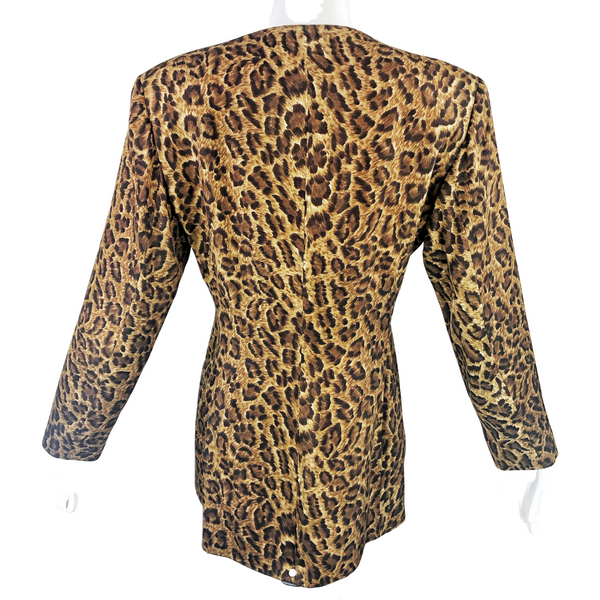 Emanuel Ungaro Silk Leopard Jacket