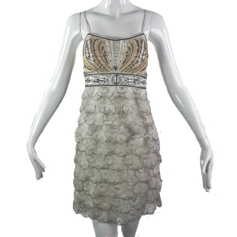 Sue Wong Nocturne Strap Beaded Dress
